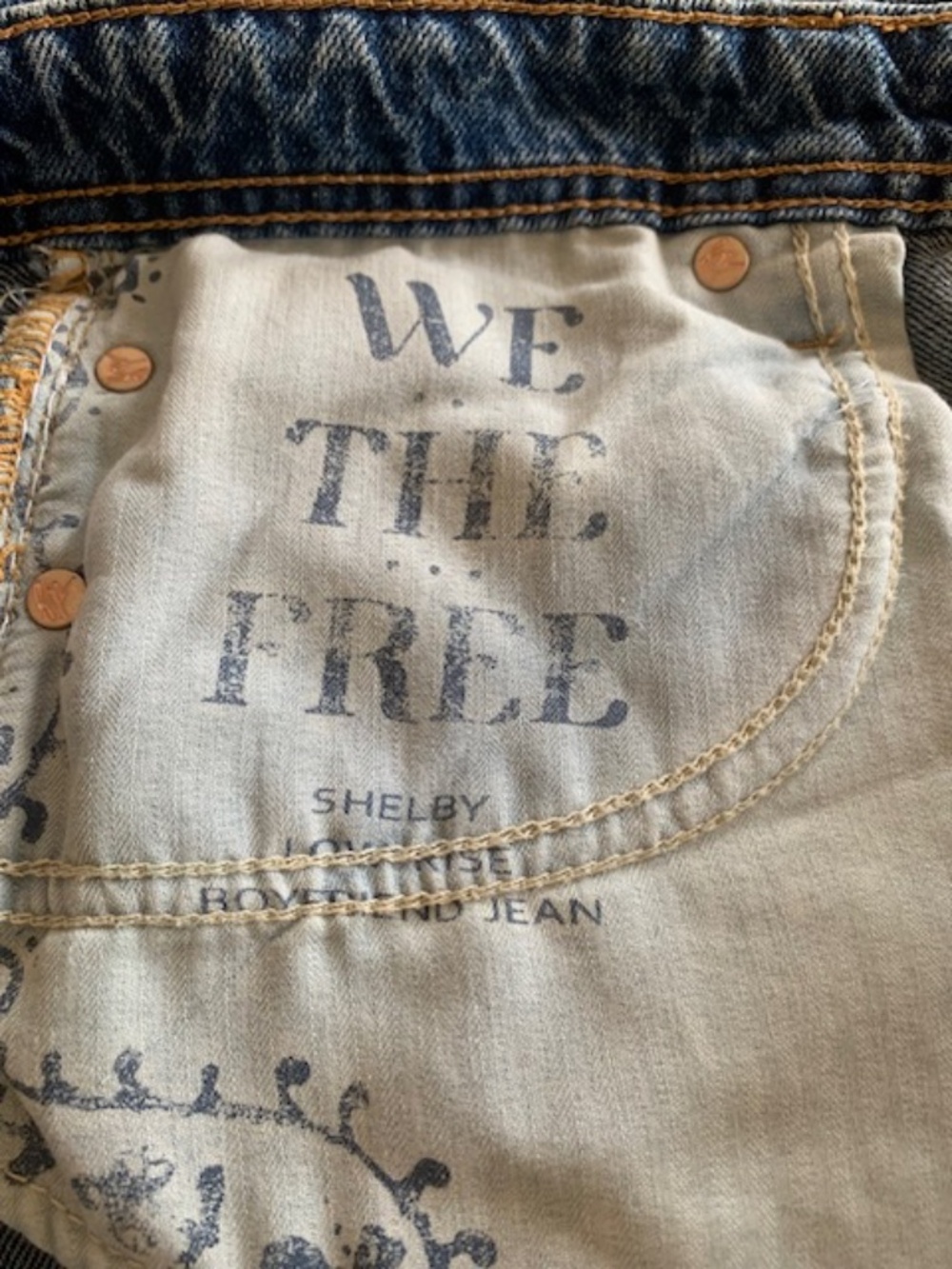 We The Free Light Blue Boyfriend Jeans - Picture 11 of 15